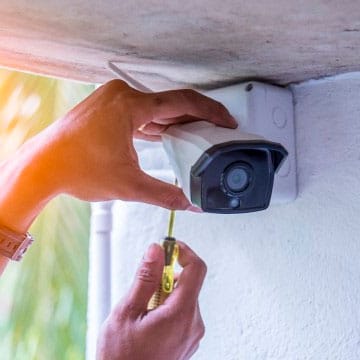 instalação de cameras de segurança