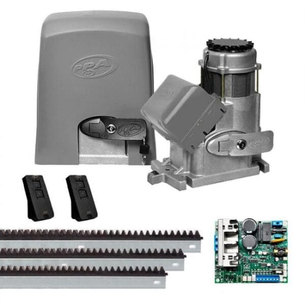Kit Motor de Portão Industrial DZ 1500 IND Jet Flex Automatizador 1 HP Bivolt PPA